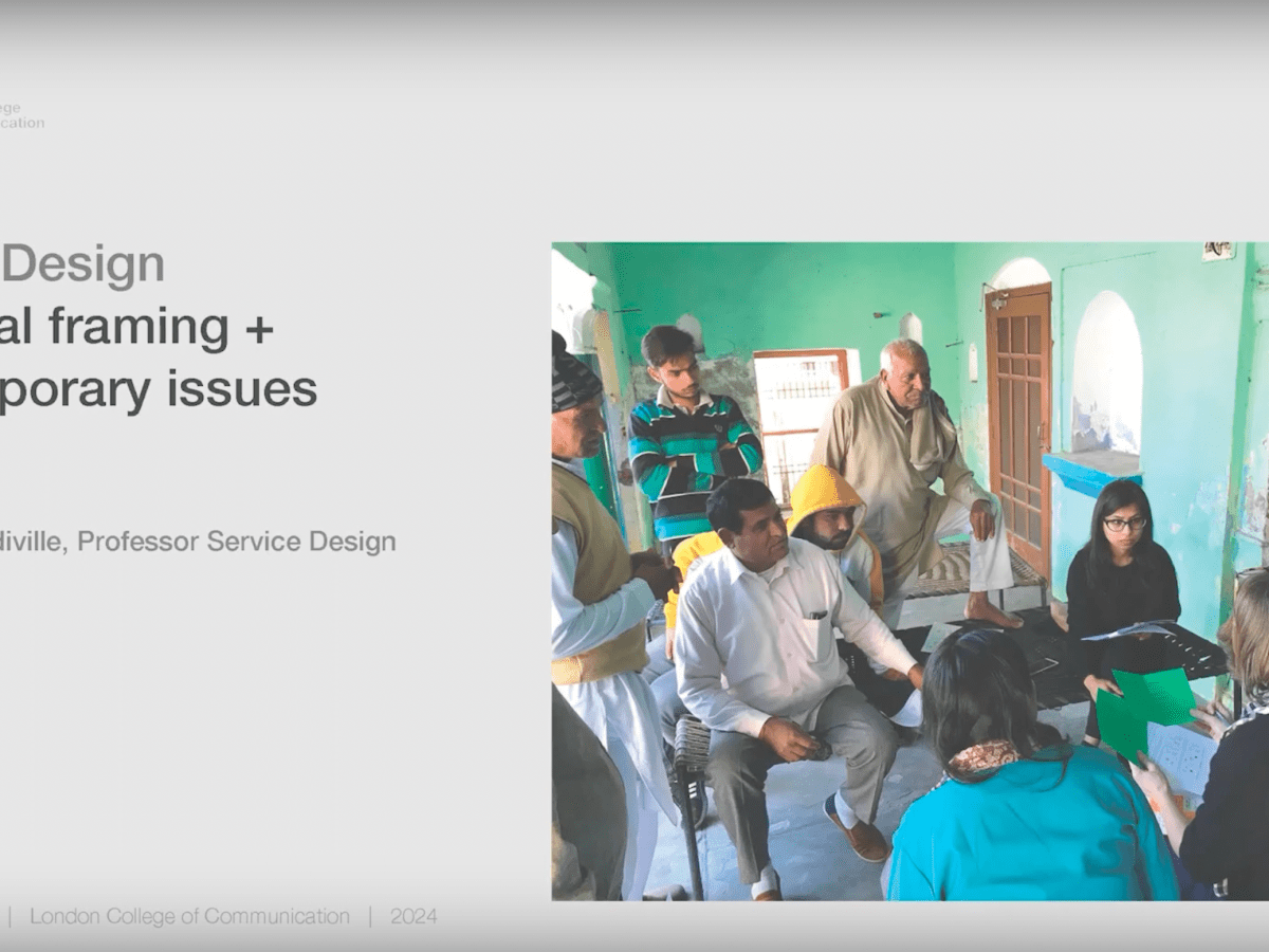 Service Design – Historical frames and contemporary issues by Professor Alison&nbsp;Prendiville